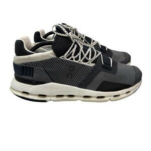 On Cloudnova Black White Cloudtec Athletic Running Shoes Men's Size 10.5